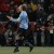 Uruguay's Diego Forlan celebrates after scoring a goal during the World Cup quarterfinal soccer match between Uruguay and Ghana at Soccer City in Johannesburg, South Africa, Friday, July 2, 2010 Uruguay's Diego Forlan celebrates after scoring a goal during the World Cup quarterfinal soccer match between Uruguay and Ghana at Soccer City in Johannesburg, South Africa, Friday, July 2, 2010