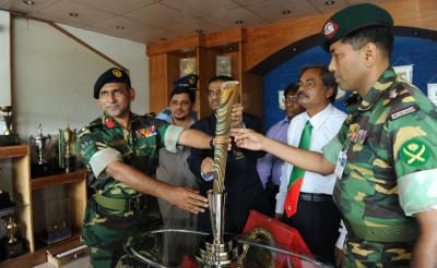 Displayed at army Stadium in Bangladesh