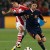 Paraguay's Nelson Haedo Valdez, left, vies for the ball with Spain's Sergio Ramos during the World Cup quarterfinal soccer match between Paraguay and Spain at Ellis Park Stadium in Johannesburg, South Africa, Saturday, July 3, 2010. (AP Photo/Bernat Paraguay's Nelson Haedo Valdez, left, vies for the ball with Spain's Sergio Ramos during the World Cup quarterfinal soccer match between Paraguay and Spain at Ellis Park Stadium in Johannesburg, South Africa, Saturday, July 3, 2010. (AP Photo/Bernat