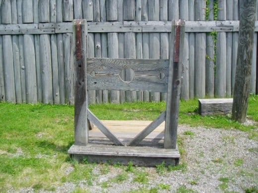 The stockade within Fort Steuben.  Photo by Gerber Ink.