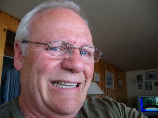 How I remember grandpa's grimmace smile!