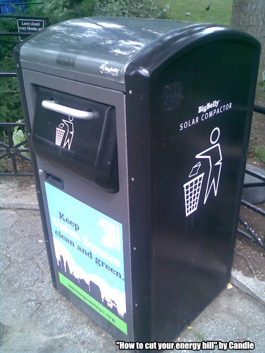 Big Belly Solar Compactor by Candle