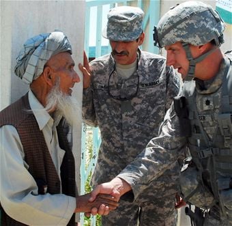 The language barrier is a major obstacle to winning the hearts and minds of noncombatants