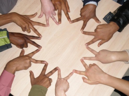 Let us put our hands on the table