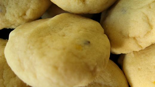 Lemon zest and lavender drop cookies / Photo by E. A. Wright