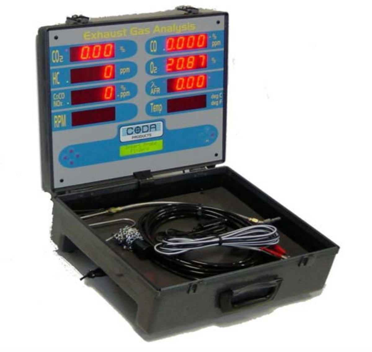 This is a modern portable 5 gas analyzer.