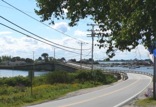 To a child, crossing the Bailey Island Bridge was a thrill--it was so long and narrow and, in the middle, high above the water.