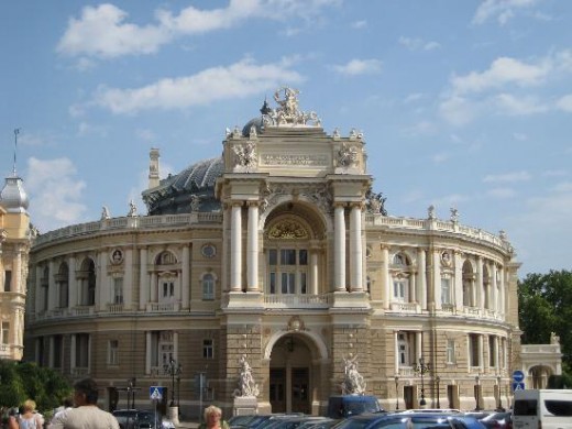 The famous Odessa Opera (Opera House)