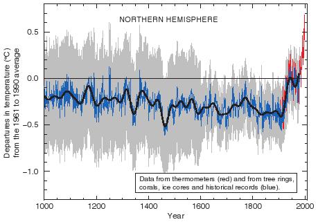 Hockey stick graph: a proven total fraud.
