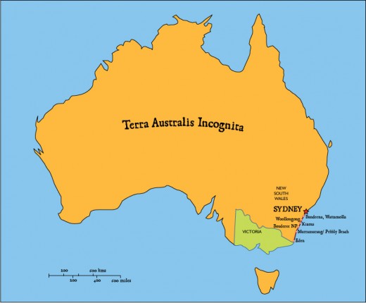 Our first 5 days on the road will take us as far as Eden on the NSW/Victoria border.