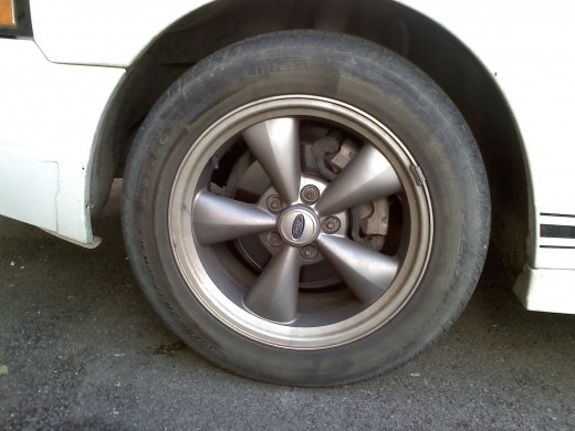 17" OEM Bullitt wheelwith 245/45/17 all-season tires