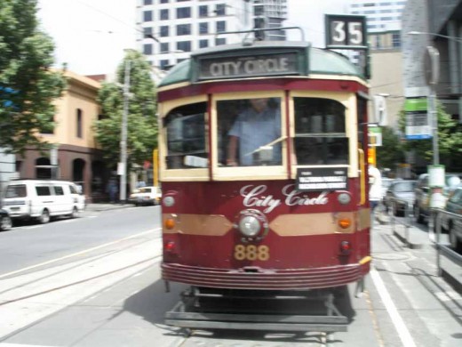 Look out for the tram!!