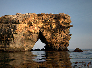 Arch off of Santa Cruz Island, California. My original photography, see link for a bigger view and for purchase in the Links section.