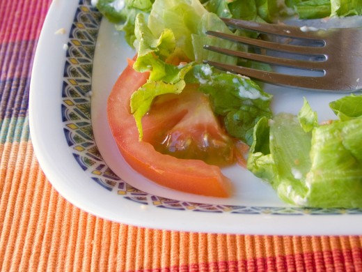 Lettuce and Tomato