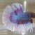Purple-blue Halfmoon Betta with white fin Purple-blue Halfmoon Betta with white fin