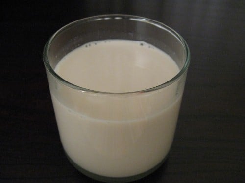 Almond Milk Recipe - Ingredients and Preparation of Badam Milk