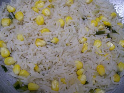 Sweet Corn Rice Recipe - Ingredients and Method of Preparation