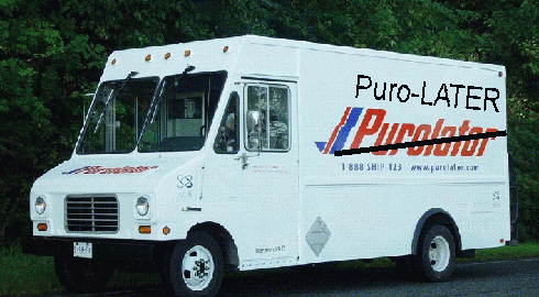 The mysterious Purolator driver is rarely seen. Do these people really exist?