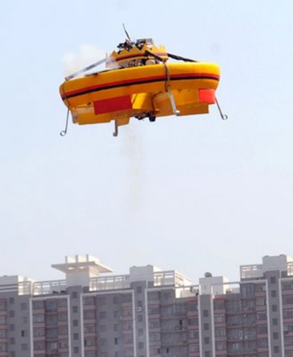 This Chinese flying saucer has been seen frequently in the skies of China recently.