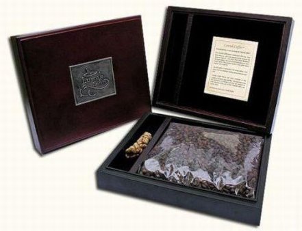 Civet coffee in luxurious package. Picture: The most- expensive.net
