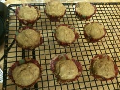 Mini Banana Muffins With Applesauce:  A Healthy Muffin Recipe