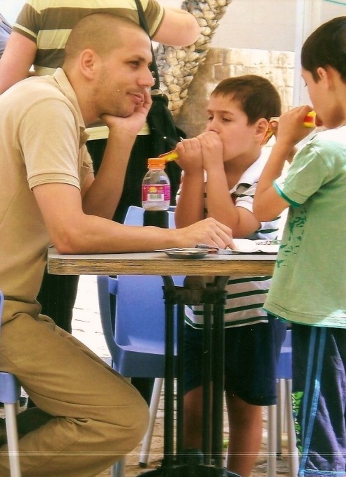 Father and sons