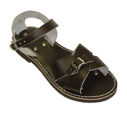 From school-boy roman sandal...