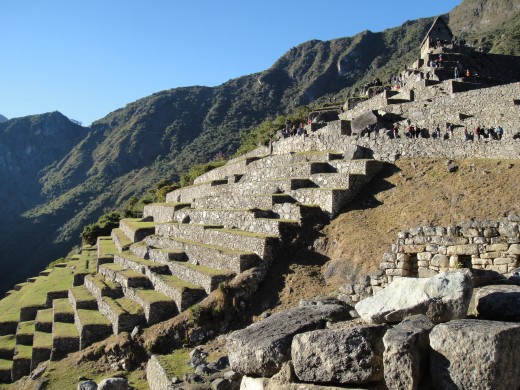 Agricultural terraces.