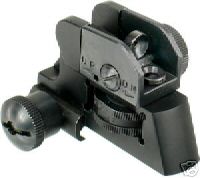Modern rail sight for AR 15 rifles, basic target