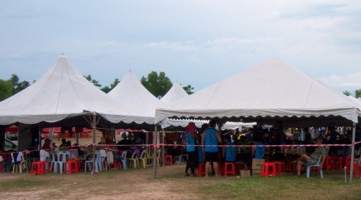 Team tents