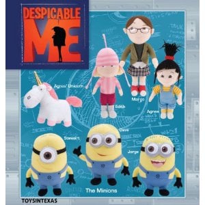 Despicable Me Minions and other plushes