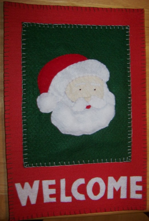 Santa Door Sign