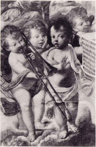 Detail, Fra Semplice da Verona, Infant Jesus and Musical Angels