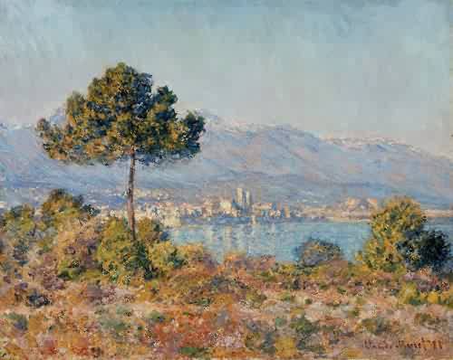Antibes, by Claude Monet,  French Impressionism.