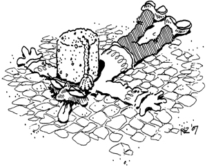 Man in a Concrete Fez, by rlz