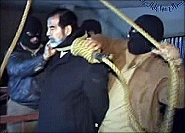 No thats Saddam Sir; we want Bin Laden