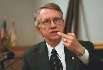 Senate Majority Leader Harry Reid from the great State of Nevada...Hey come on Harry, Is that entirely necessary?