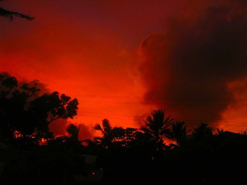 Actual colour of the sky - no photoshopping, I swear.