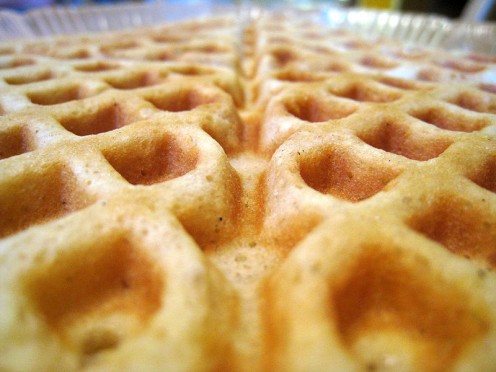 To make these, you need a waffle maker!