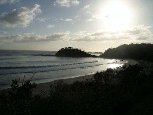 The rising sun heralds a bright start to the second phase of our round Australia Road Trip