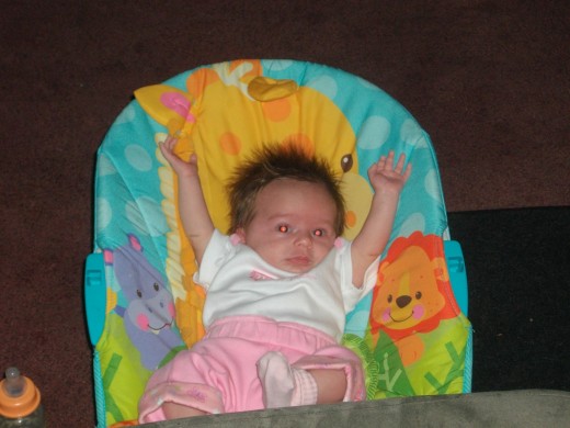 When she was very tiny