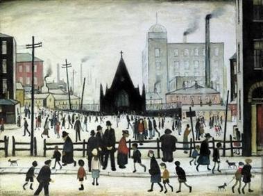 LS Lowry - An Old Church 1943