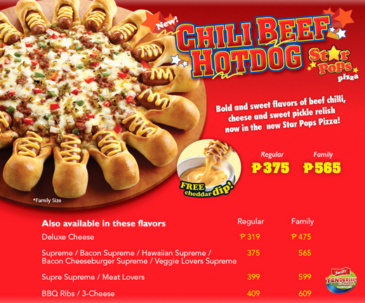 Pizza Hut Online Delivery Philippines Menu