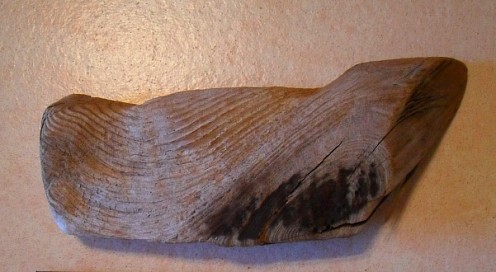 Driftwood grain such as seen in this photo lends itself nicely to added technique of pyrographics, also known as wood burning