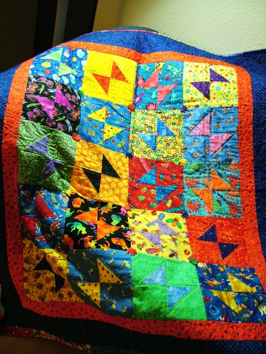 a quilt i made for one of my grandkids