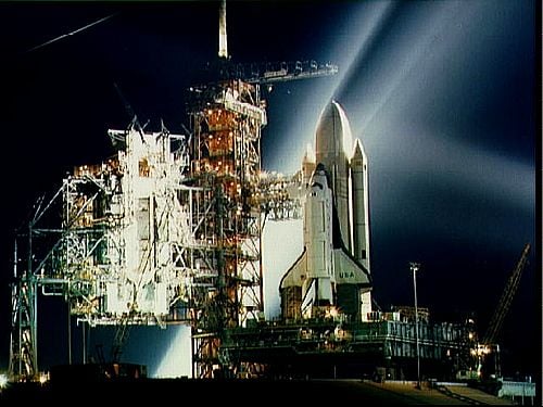 Space Shuttle Columbia.