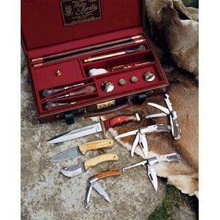 Here's a great assortment of hunting knifes.