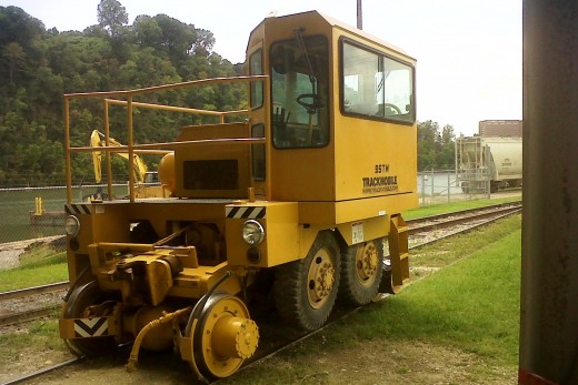 I suffered a very boring day at work. The most exciting part of my day was driving the Trackmobile (but since I do that nearly everyday, it isn't nearly that exciting).