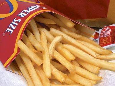 Golden, crispy fries to supersize your body!