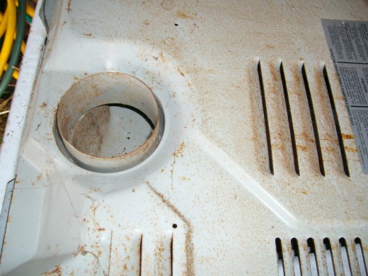Clean Back of Dryer